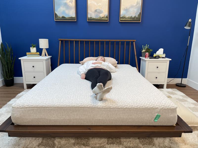 Back-sleeping on the Tuft & Needle Mattress