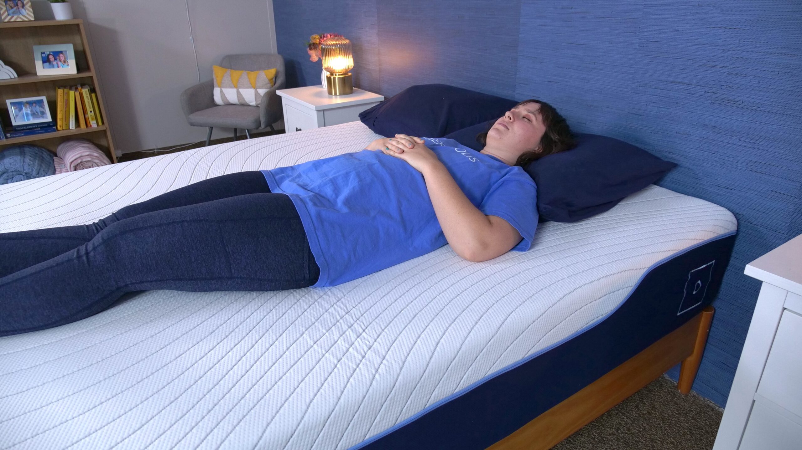 Back sleeping on the Octave Vista mattress