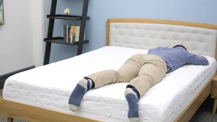 Stomach sleeping on the Purple mattress