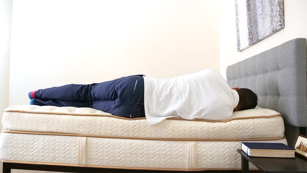 Saatva Mattress Edge Support Side Laying