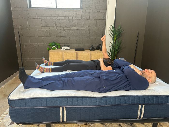 Silk and Snow Hybrid Motion Transfer Couples 4