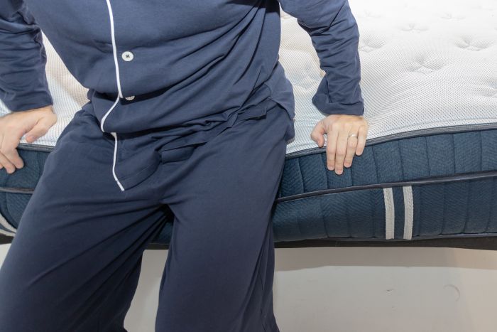 Sleepopolis SilkSnow Hybrid EdgeSupport Seated 2