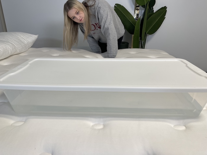 WinkBed Gravity Lux Ripple Test